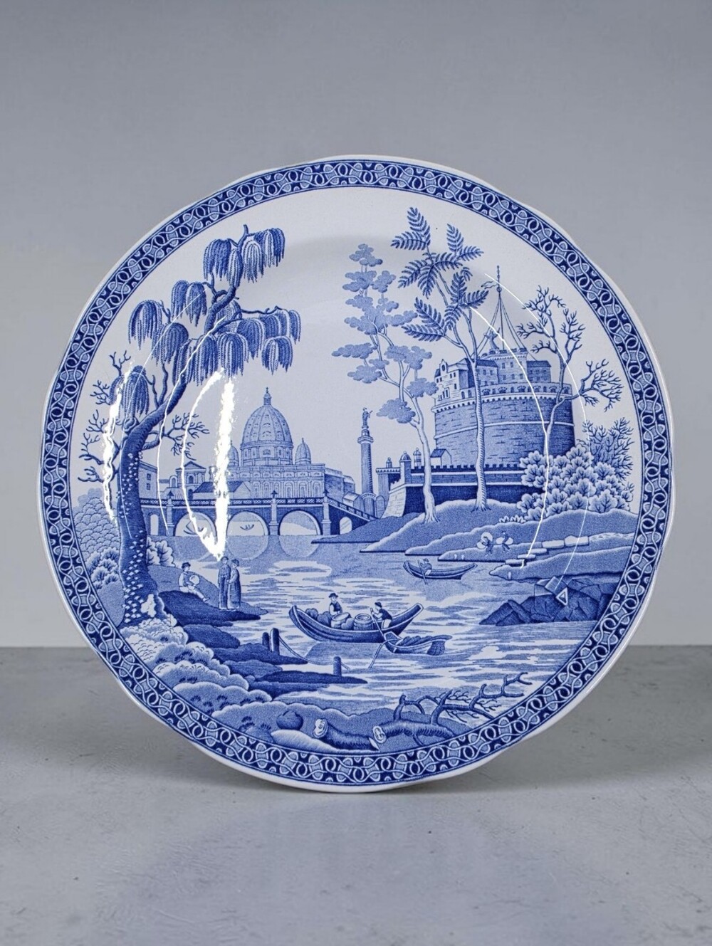 Spode Blue Room Collection Rome Dinner Plate Made In England - Picture 1 of 16